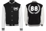 College Jacke - schwarz/weiß - 88 College Jacke - schwarz/weiß - 88