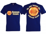 T-Hemd - Sonnenbraun - blau T-Hemd - Sonnenbraun - blau